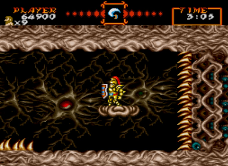 Illustration for article titled The Brilliant Use of Mode 7 In Super Ghouls ‘N Ghosts’ Fourth Stage